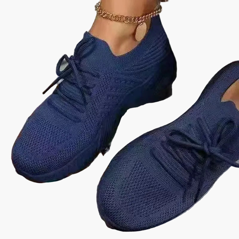 Damen Sneakers Leicht Atmungsaktiv Rutschfest Sport & Freizeit