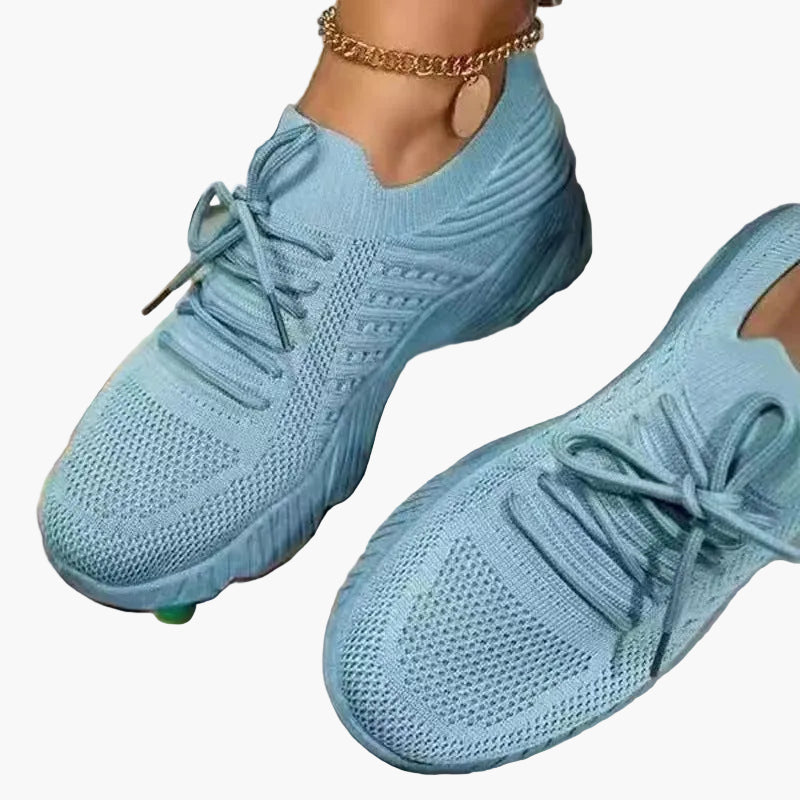 Damen Sneakers Leicht Atmungsaktiv Rutschfest Sport & Freizeit