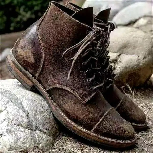 Herren Klassische Stiefeletten – Zeitlose Veganem Leder für Alltag & Business