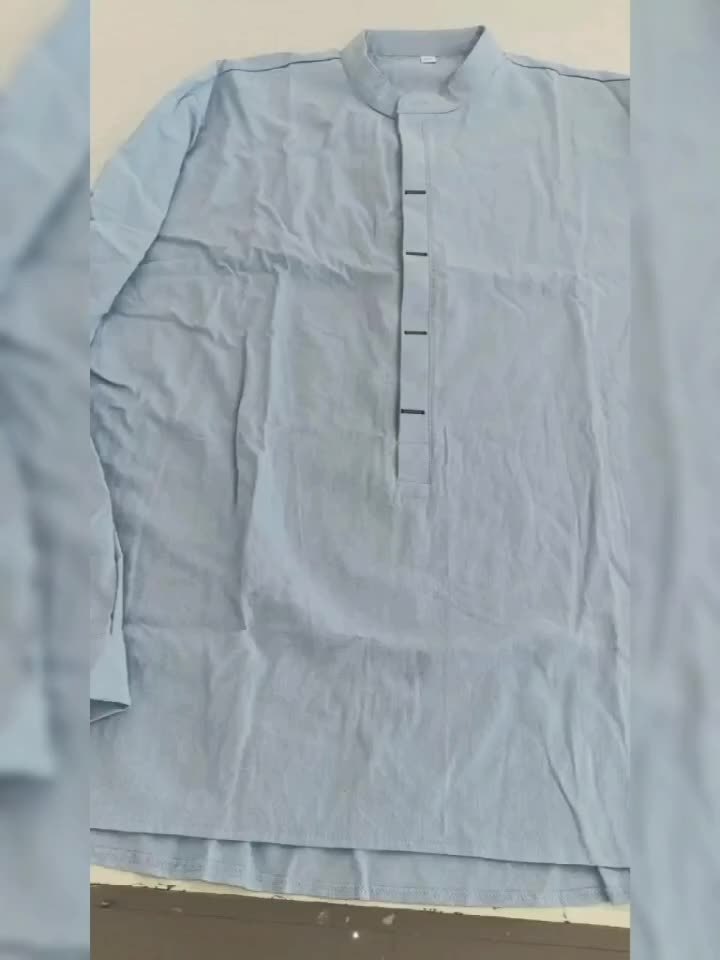 Herren Henley Langarmshirt mit Stehkragen und Knopfleiste – Modernes Freizeitoberteil für stilvolle Anlässe