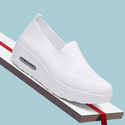 Damen Komfort Slip-On Sneaker – Orthopädische Freizeitschuhe für Alltag & Arbeit