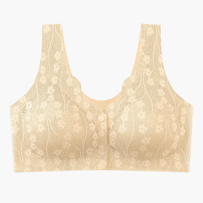 Damen Komfort-BH ohne Bügel – Elegante Spitze, Alltag & Freizeit
