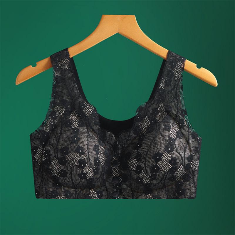Damen Komfort-BH ohne Bügel – Elegante Spitze, Alltag & Freizeit