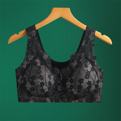 Damen Komfort-BH ohne Bügel – Elegante Spitze, Alltag & Freizeit