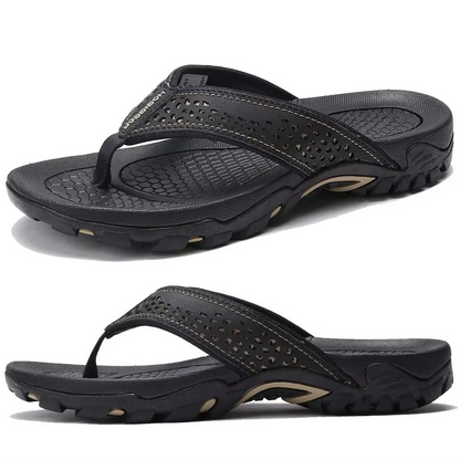 Herren Zehentrenner Sandalen mit Fußgewölbeunterstützung – Bequeme Outdoor-Sportschuhe für Strand, Alltag & Freizeit