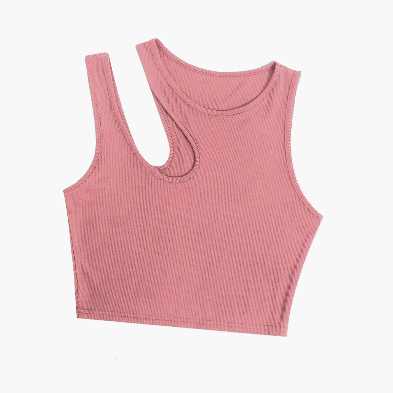 Damen Asymmetrisches Cropped Tanktop für trendige Sommer-Looks