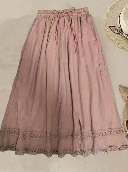Damen Vintage Petticoat Unterrock mit Spitze – Romantischer Lagenlook für Kleider und Röcke