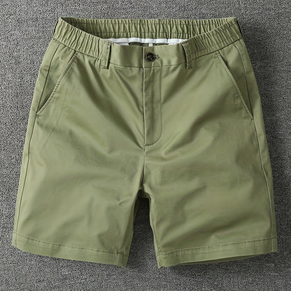 Summer Micro-elastic Casual Shorts, Four-tenths Length Shorts