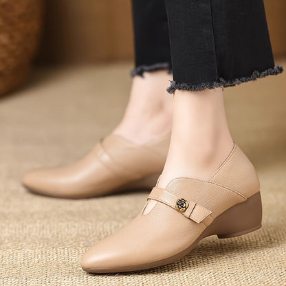 Damen Vintage Mary-Jane Pumps mit Blockabsatz – Elegante Alltags- und Festschuhe