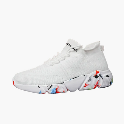 Herren Freizeitschuhe mit modernem Muster und sportlichem Design – Bequeme Sneaker für Alltag und Fitness