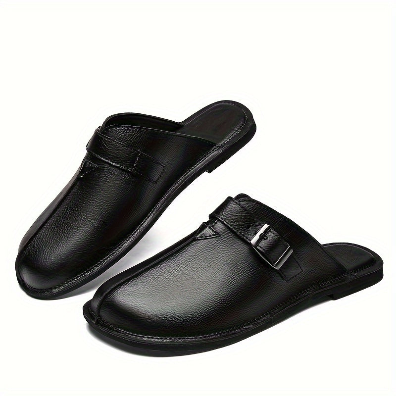 Herren Pantoletten mit Schnalle – Modische Slip-On Sandalen für Freizeit & Alltag