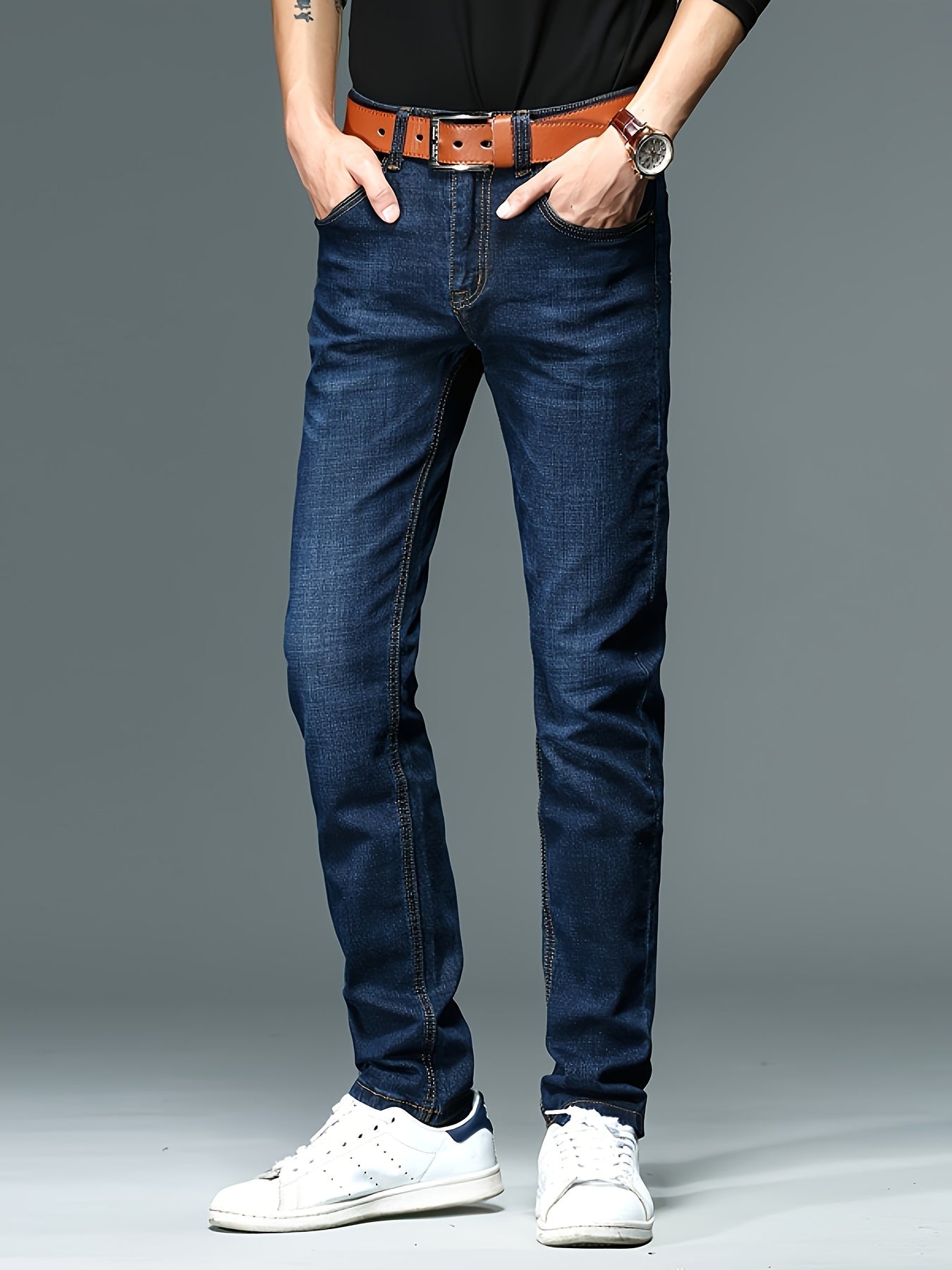 Herren Jeans Straight Fit – Lässige Denim Hose für Alltag und Freizeit