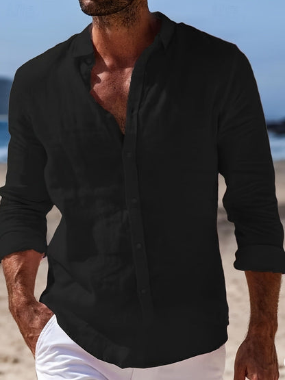 Herren Freizeit Hemd – Leichtes Sommerhemd, Lockerer Schnitt, Perfekt für Strand und Alltag