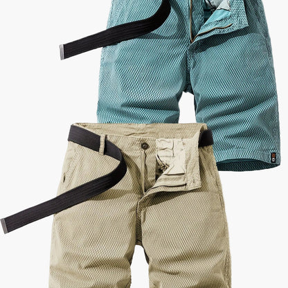 Herren Outdoor-Bermuda Shorts – Freizeit & Abenteuer, atmungsaktiv, mit Gürtel