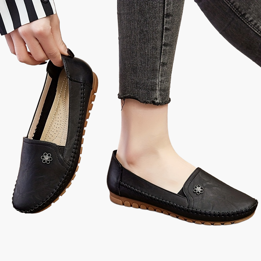Damen Bequeme Slipper Mokassins – Elegante Freizeit Loafer für Alltag & Büro