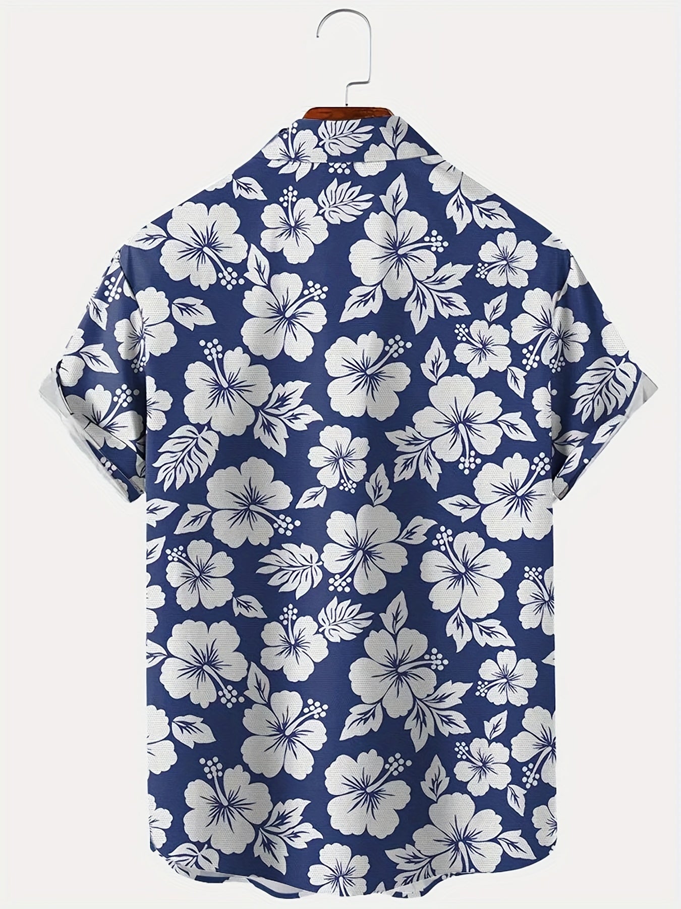 Herren Hawaii-Hemd mit Blumenmuster – Perfekt für Urlaub und Sommer
