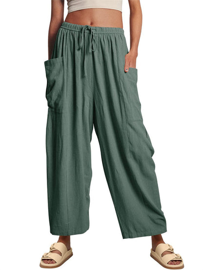 Marion – Weite Sommerhose mit Elastischem Bund