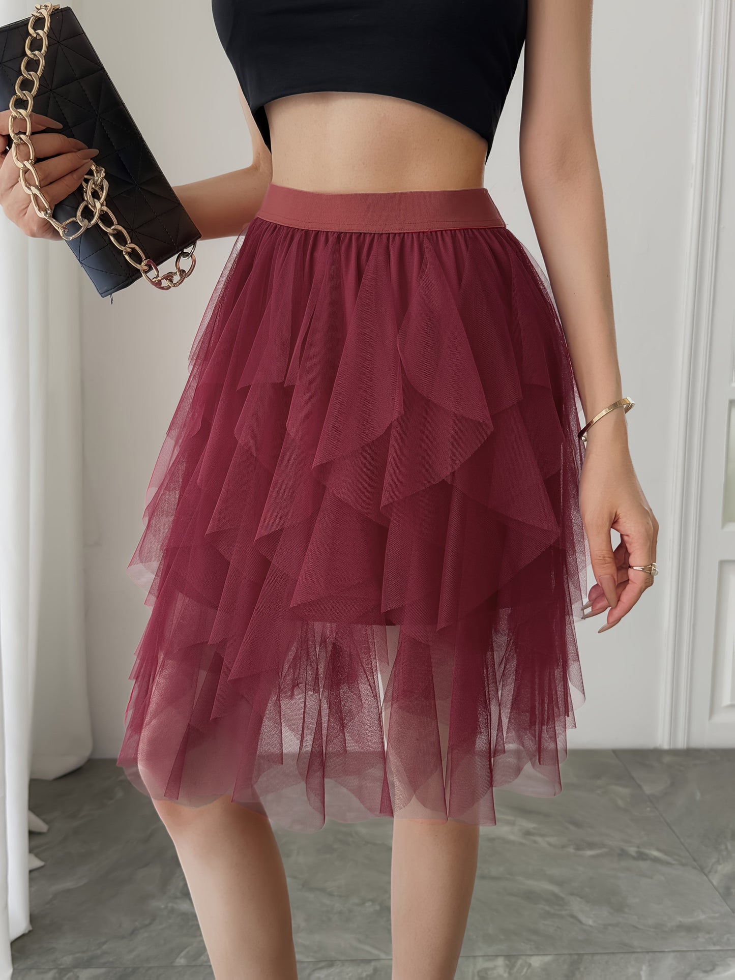 Damen Tüllrock – Verspielter Lagen-Look für Alltag und Feste