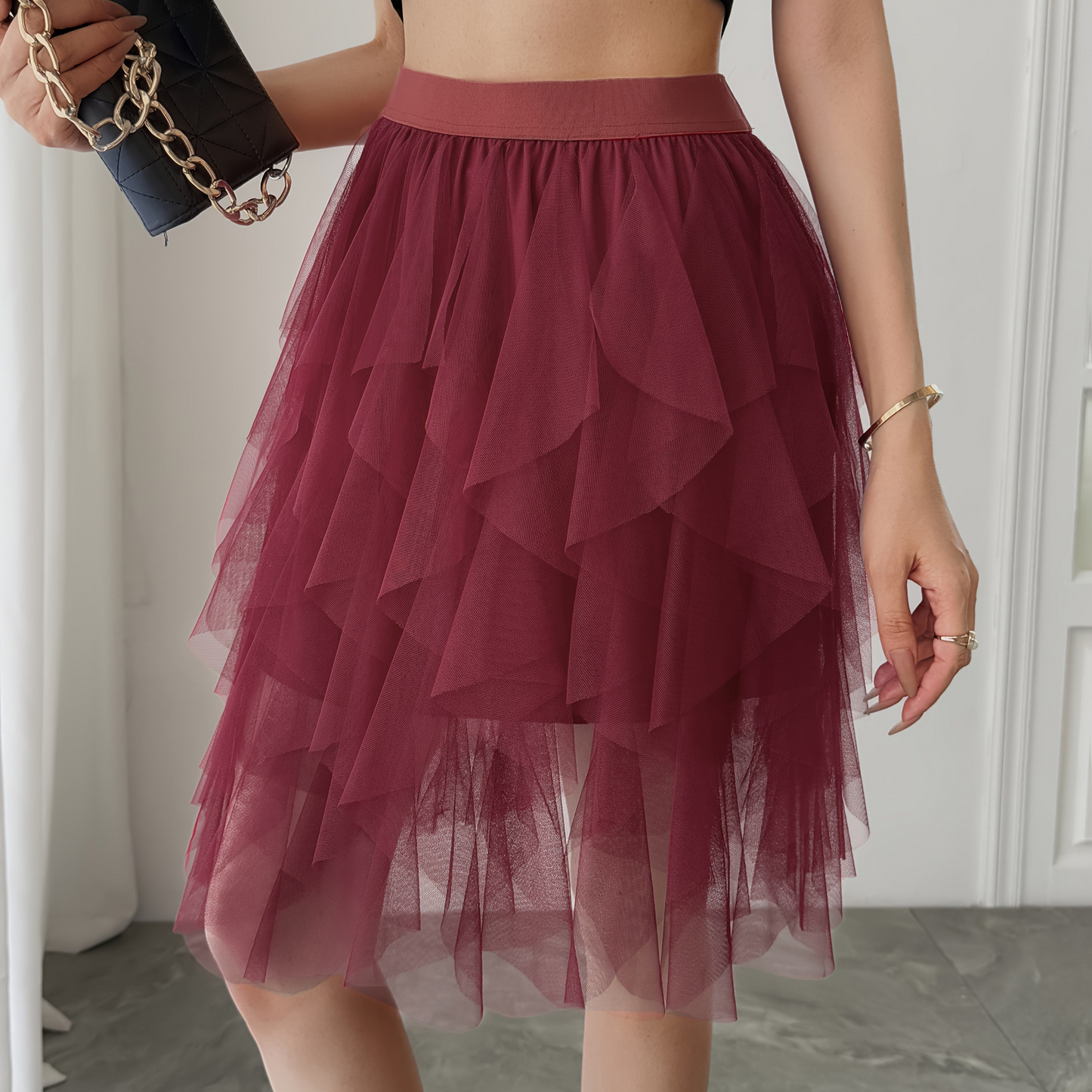 Damen Tüllrock – Verspielter Lagen-Look für Alltag und Feste