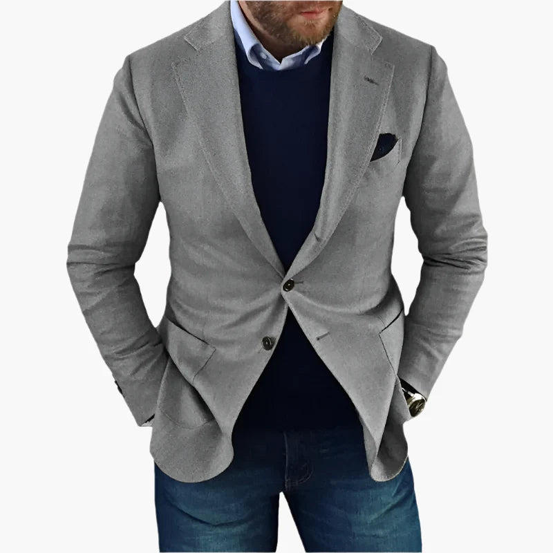 Herren Klassischer Blazer – Eleganter Business & Freizeit Sakko, Modernes Design