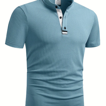 Herren Polohemd Modern Fit mit Stehkragen – Stilvolles Poloshirt für Büro und Freizeit