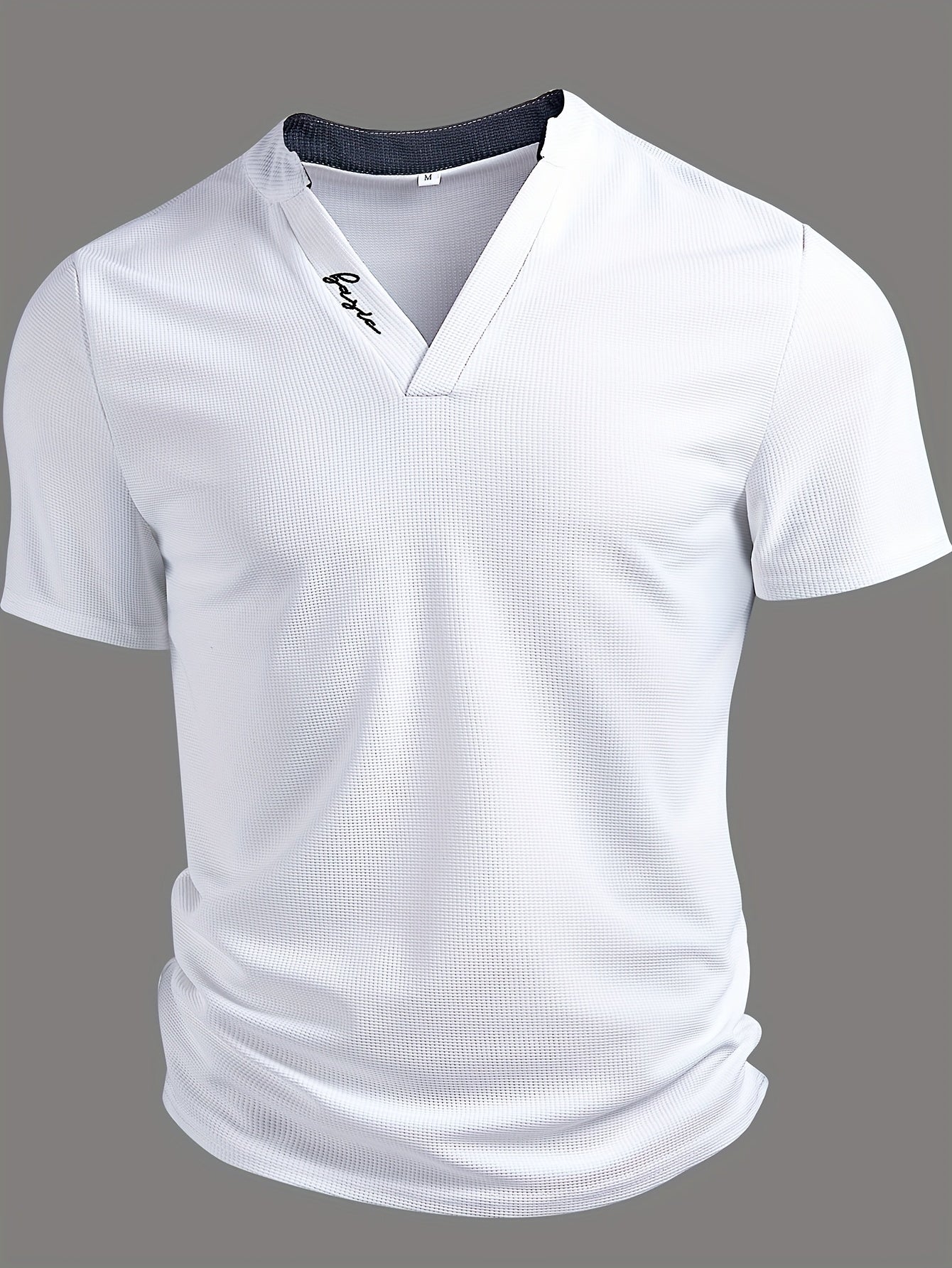 Herren Modernes V-Ausschnitt T-Shirt für Freizeit und Business-Casual