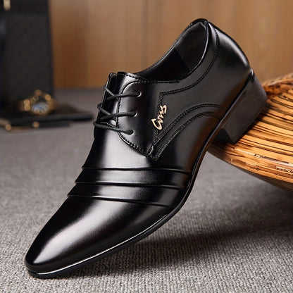 Elegante Herren Business-Schnürschuhe – Klassische Anzugschuhe für Büro & Feierlichkeiten