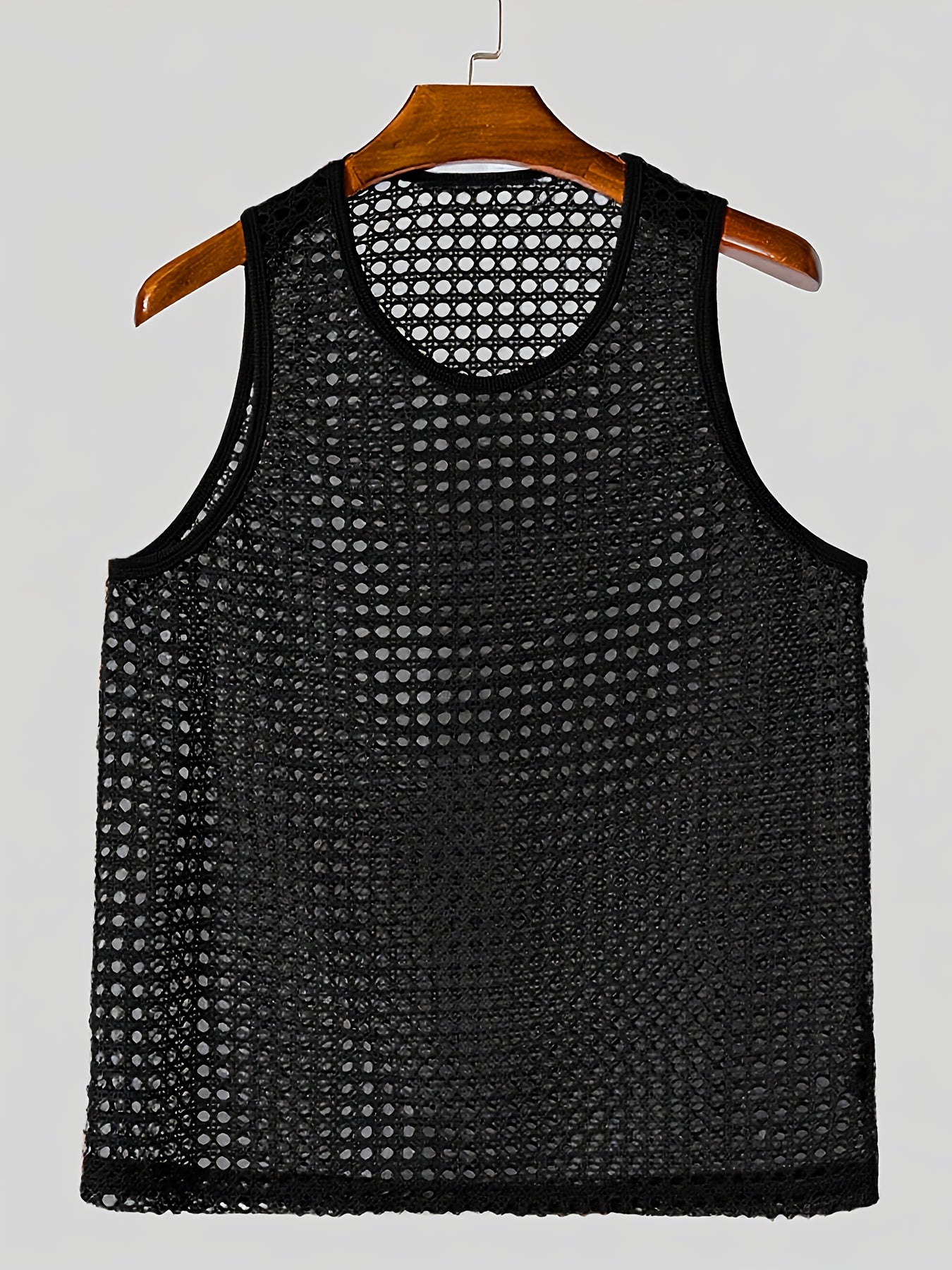 Herren Netz-Strick Tanktop für modernen Sommer-Look