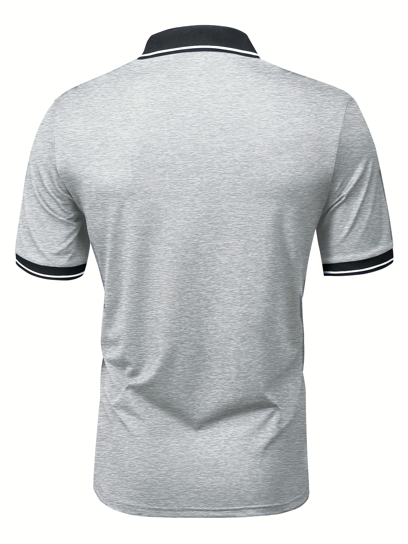 Herren Polo Shirt Modern Freizeitstil mit Kontrastkragen – Kurzarm, Bequemer Schnitt, Ideal für Alltag & Freizeit