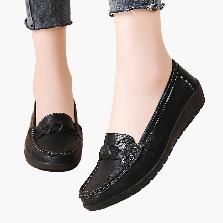 Damen Bequeme Mokassins Slipper – Klassische Freizeit Loafer für Alltag und Büro