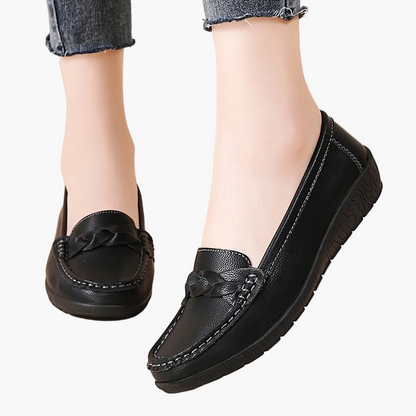 Damen Bequeme Mokassins Slipper – Klassische Freizeit Loafer für Alltag und Büro