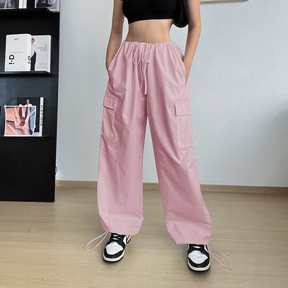 Christine – Weite Damen-Cargohose mit geradem Bein und Taschen