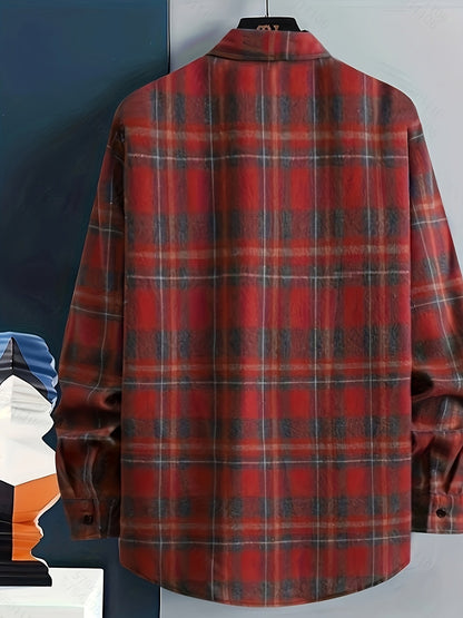 Herren Kariertes Freizeithemd – Klassischer Look für Büro und Alltag