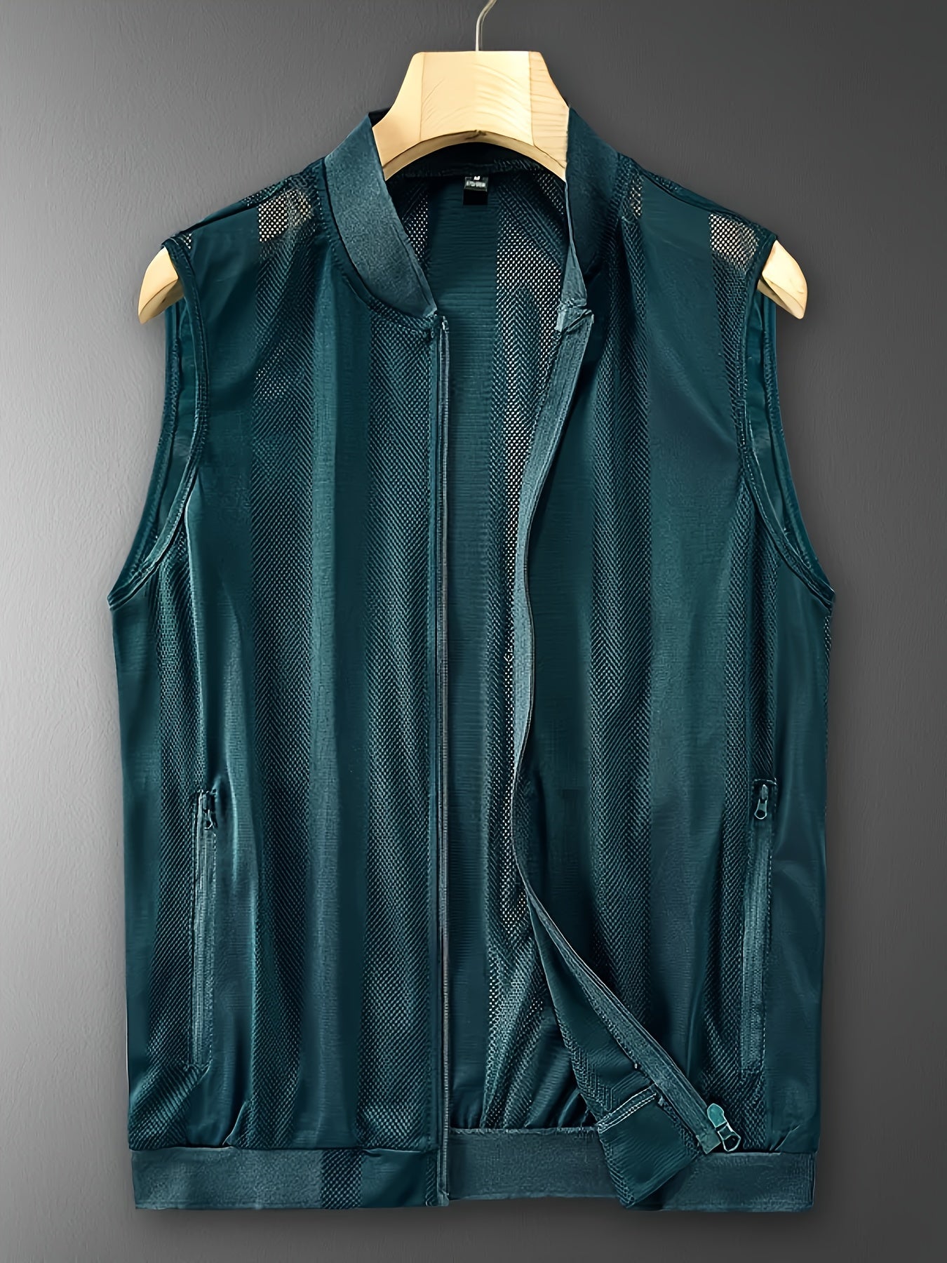 Herren Weste mit Reißverschluss und sportlichem Design – Ideal für Freizeit und Outdoor