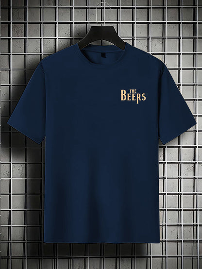 Herren T-Shirt mit witzigem "The Beers" Print – Musik- & Bierliebhaber Motiv, Freizeit & Party