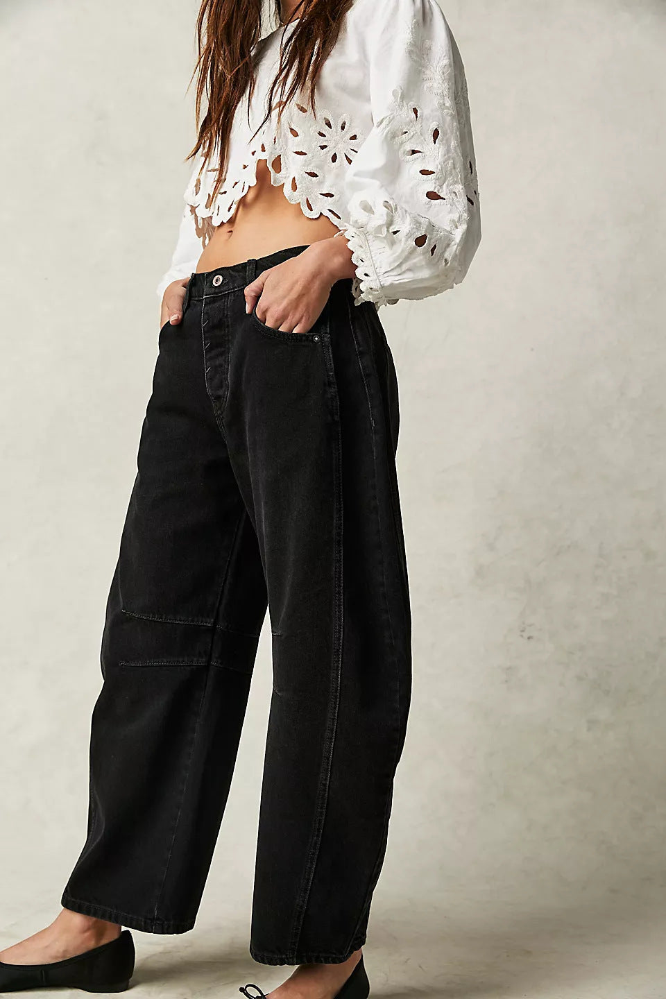 Marie – Weite Damenjeans mit hohem Stretchanteil