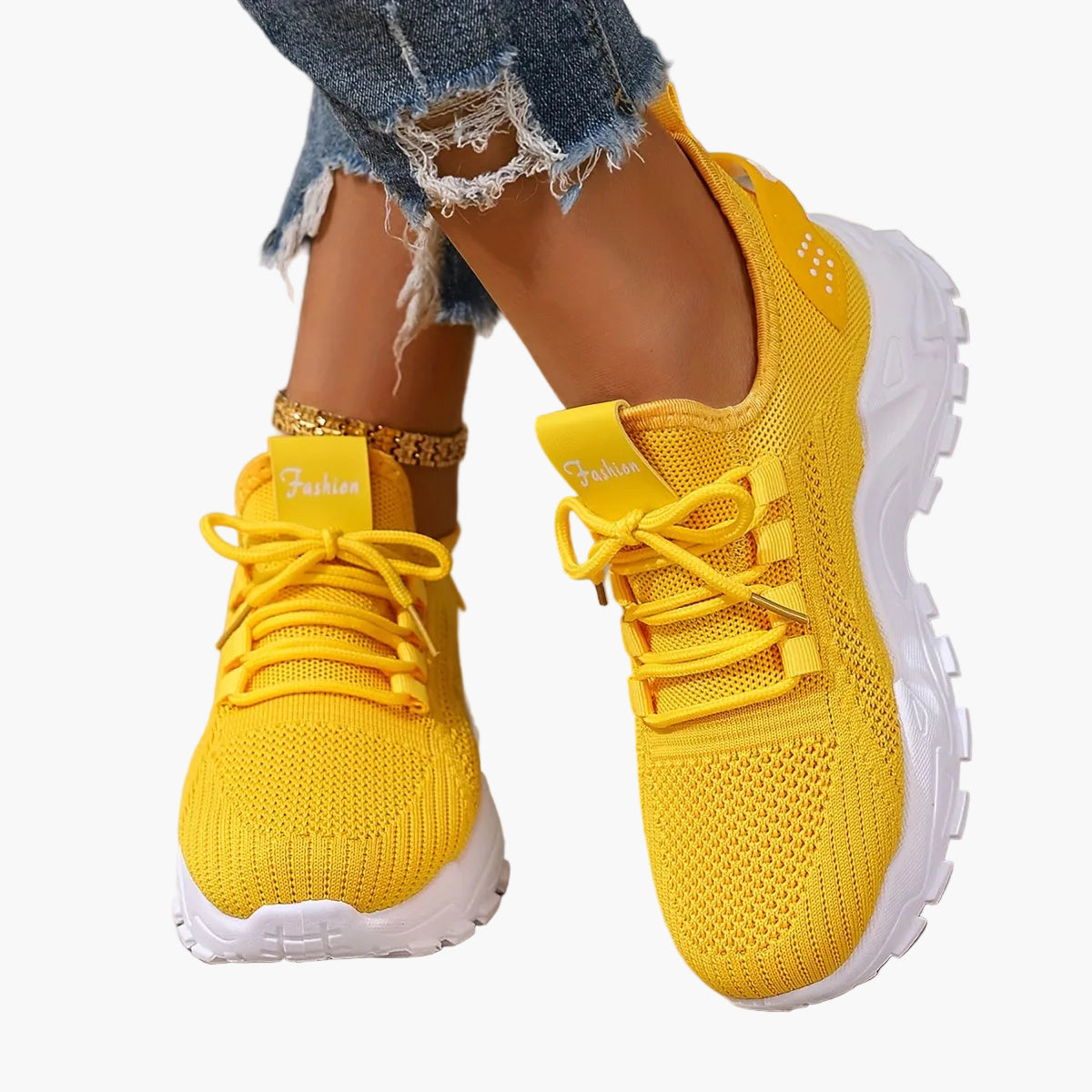 Damen Sneaker Atmungsaktiv Sportlich Freizeit Laufschuhe