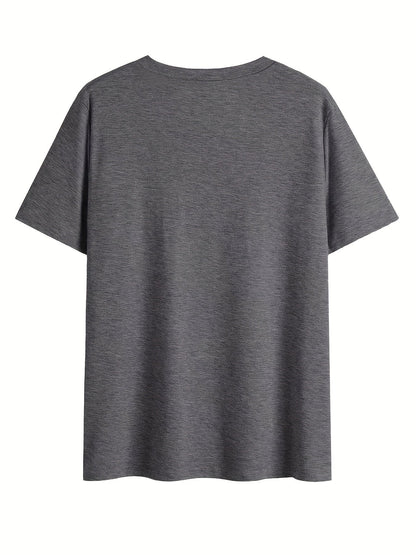 Damen V-Ausschnitt T-Shirt mit Wildblumen-Print, lässig, perfekt für Sommer und Freizeit