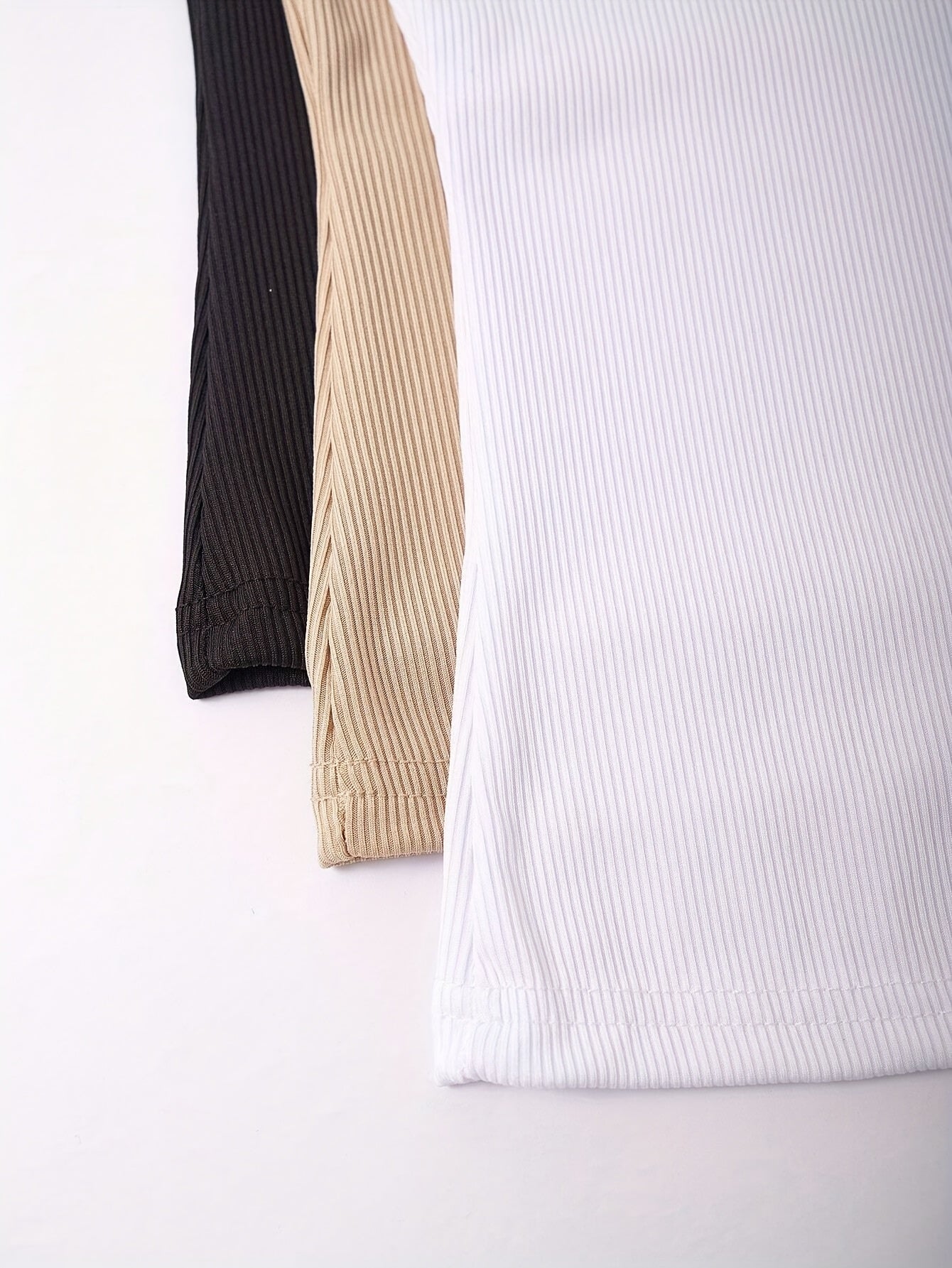 Damen Basic Tanktop 3er-Pack – Sportlich, Freizeit, Ärmellos, Bequemer Stretch