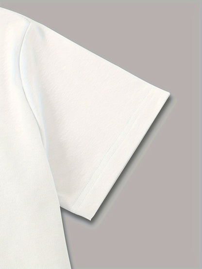 Damen T-Shirt mit Herz-Motiv – Casual Style für Alltag und Freizeit