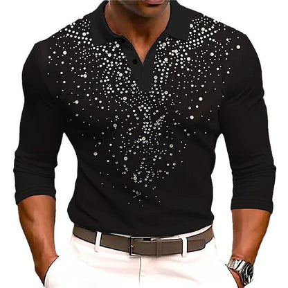Tom – Freizeit Herren 3D Polo Shirt mit Aufdruck