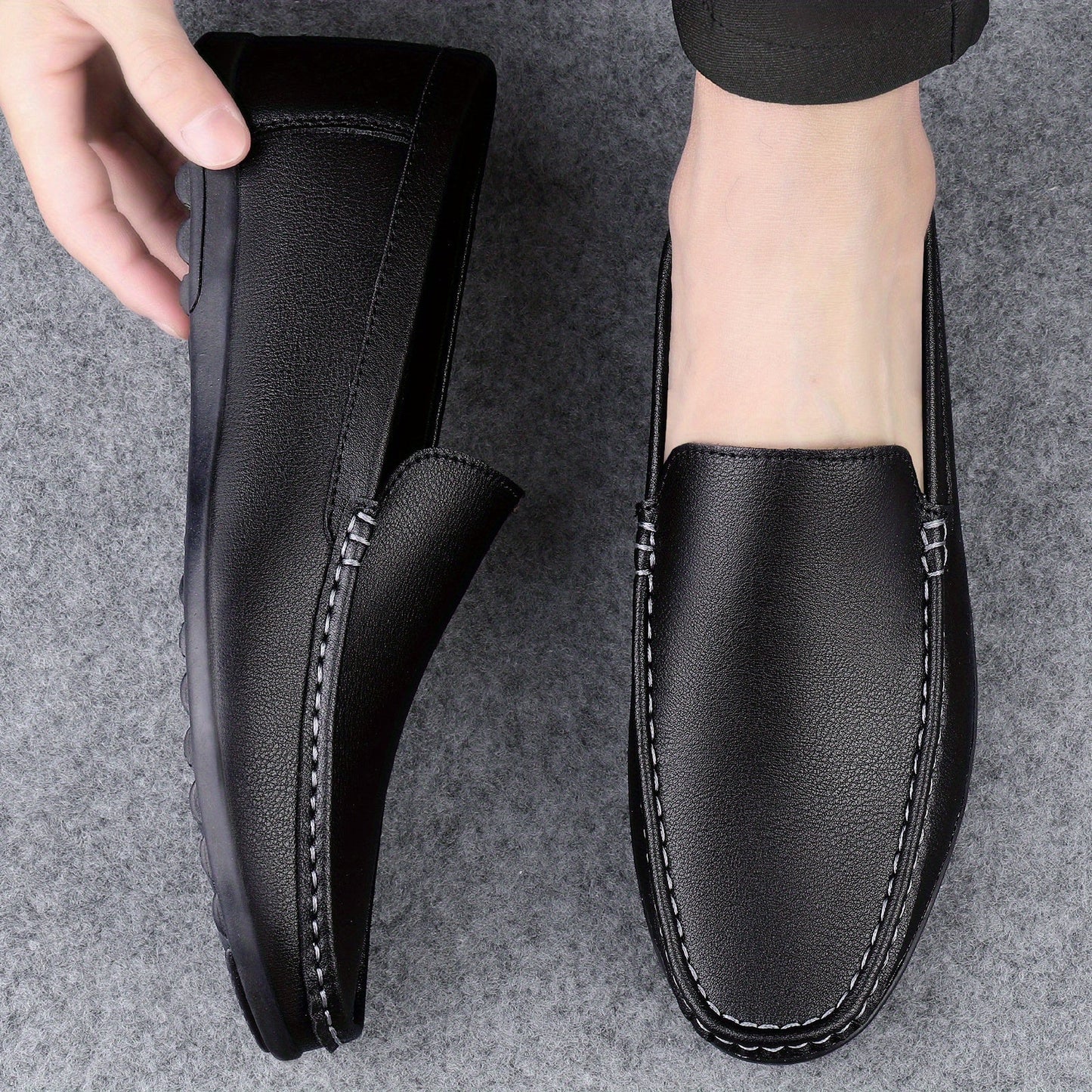 Herren Slip-On Loafer – Eleganter Freizeit- und Business-Schuh