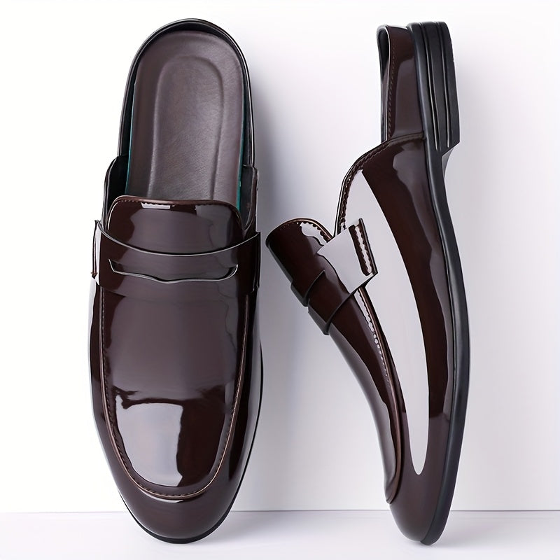 Herren Elegante Backless Loafer – Stilvolle Business-Slipper für Büro & Anlass