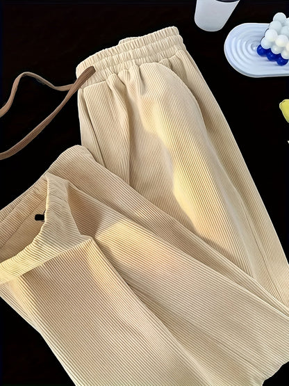 Herren Plisseehose Modern Relaxed Fit mit Kordelzug – Stilvolle Freizeithose für Alltag und Freizeit