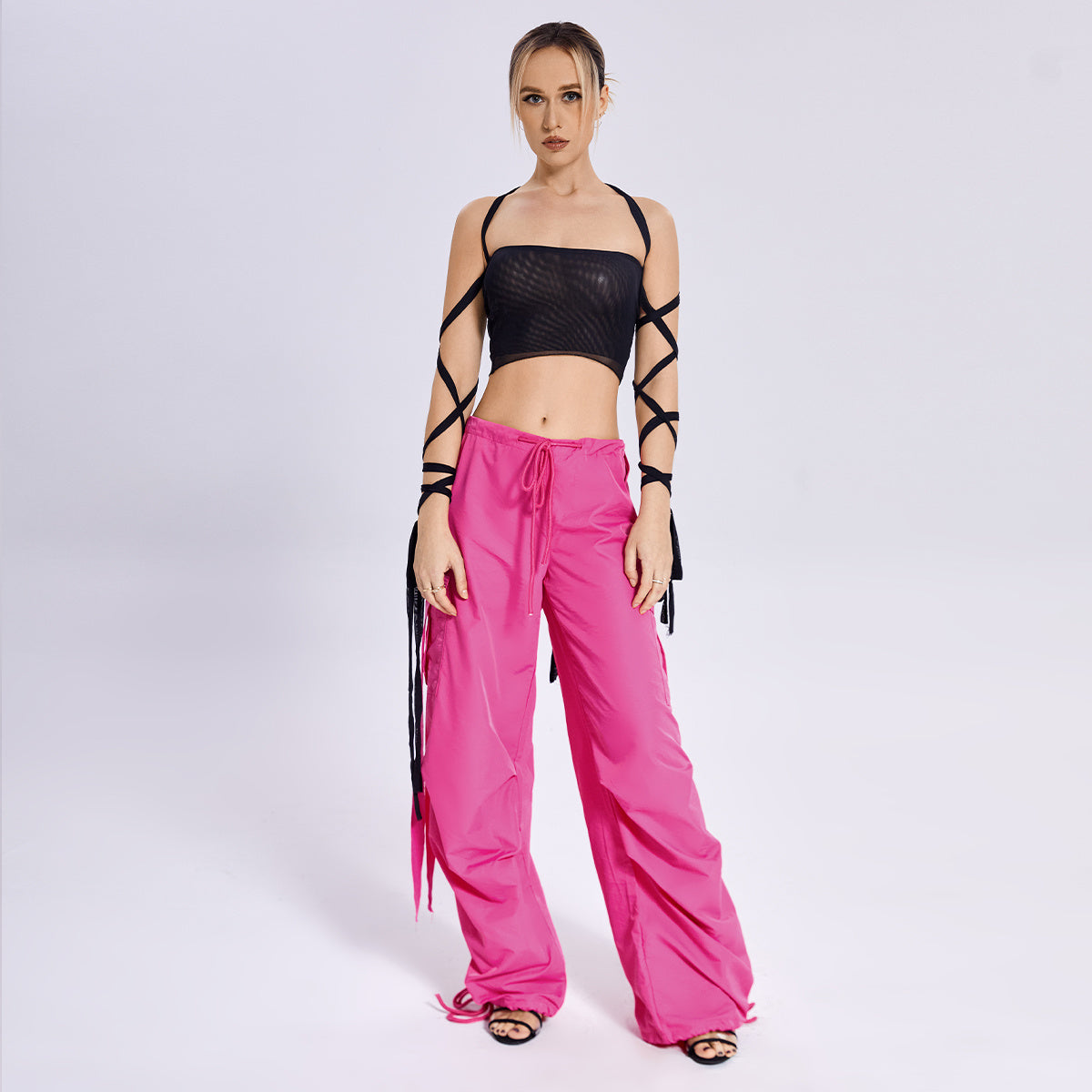 Jane – Elastisches Damen Tanktop mit gekreuzten Trägern