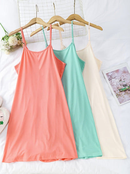 Damen Unterkleid Slipdress – Elegantes Basic für Alltag und Freizeit