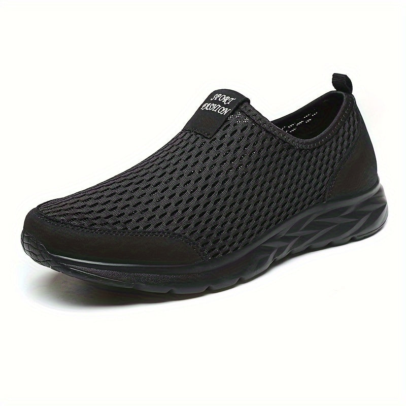 Herren Mesh-Slip-On Sportschuhe für Freizeit und Training – Atmungsaktive Sneaker