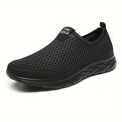 Herren Mesh-Slip-On Sportschuhe für Freizeit und Training – Atmungsaktive Sneaker