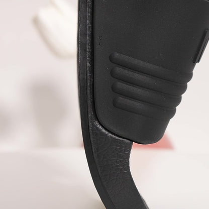 Herren Badeslipper mit Logo-Prägung – Bequeme Slides für Freizeit, Strand und Pool