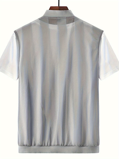 Herren Weste mit Reißverschluss und sportlichem Design – Ideal für Freizeit und Outdoor